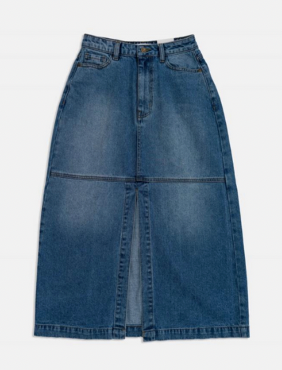 Lauryn Midi Denim Skirt