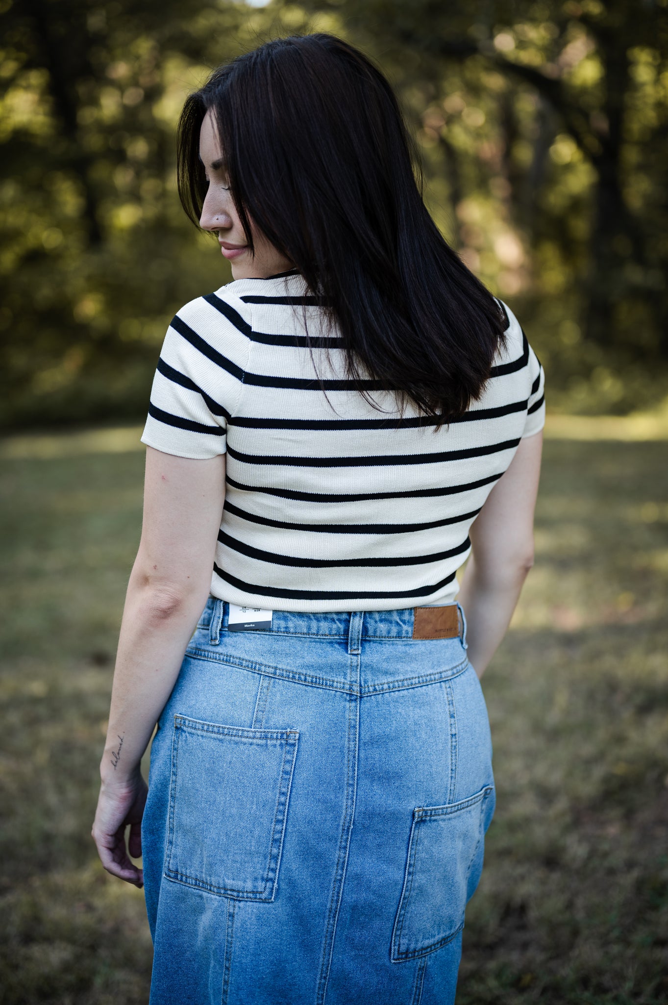 Lauryn Midi Denim Skirt