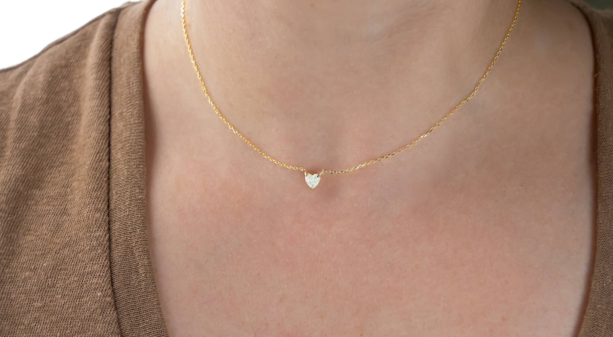 Opal Wild Heart Necklace